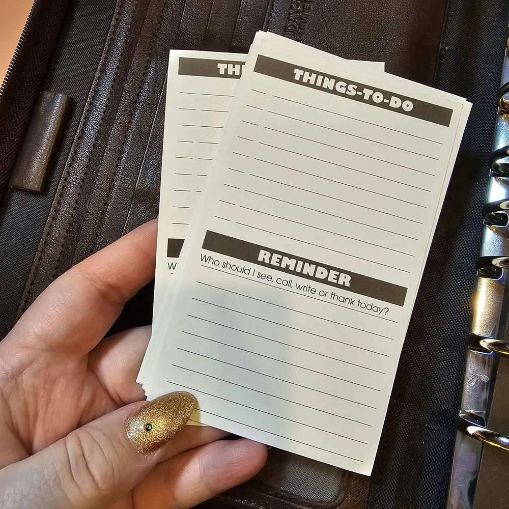 Daytimer Planner Brown Genuine Leather Like New